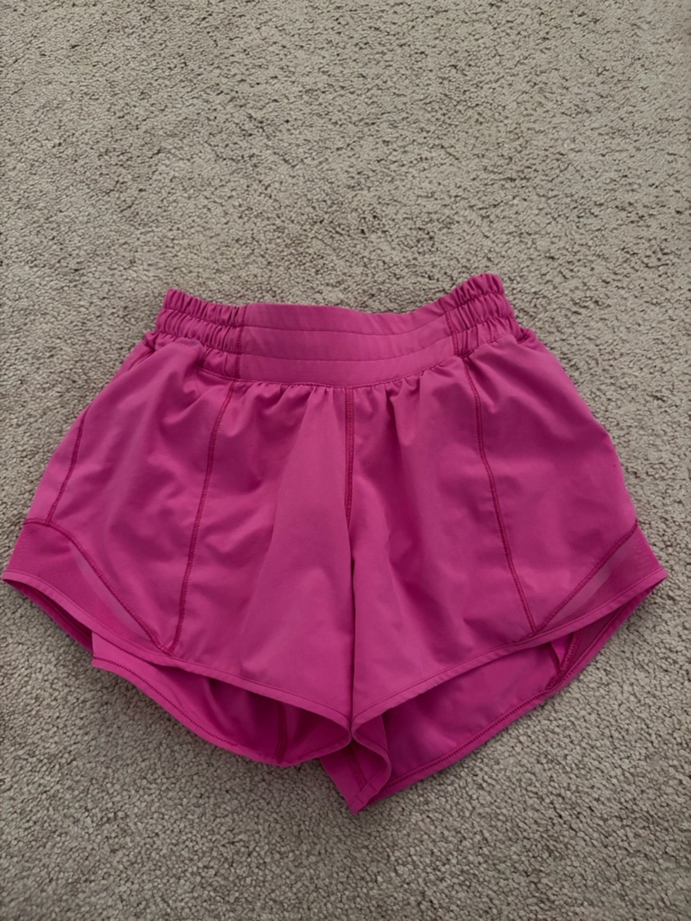 lululemon athletica Women’s Magenta Athletic Shorts
